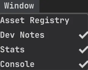 Window Menu